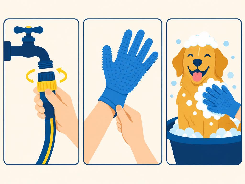 Bath in Minutes: step-by-step illustration